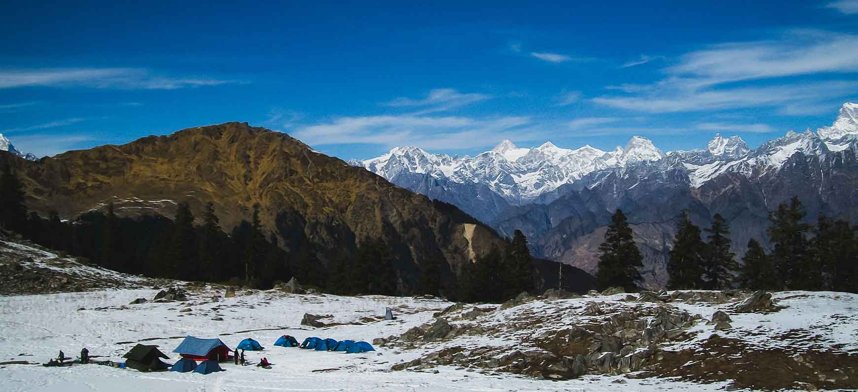 Scenic view of Chopta